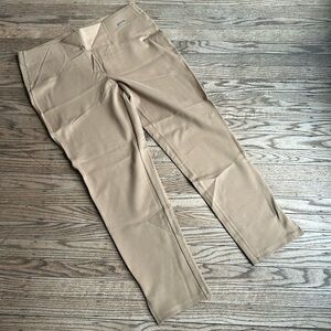 RAFAELLA PLUS SIZE STRETCH SLIM LEG PULL ON PANTS CROPPED COMFORT FIT Tan XL EUC